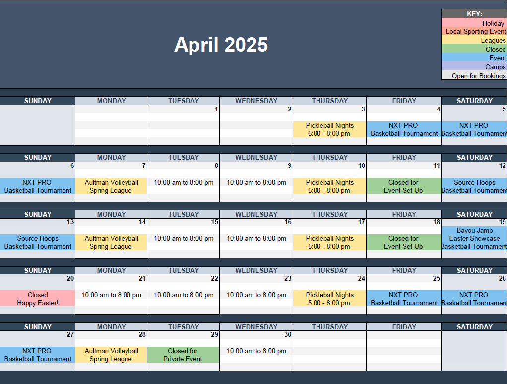 WMSE April Calendar
